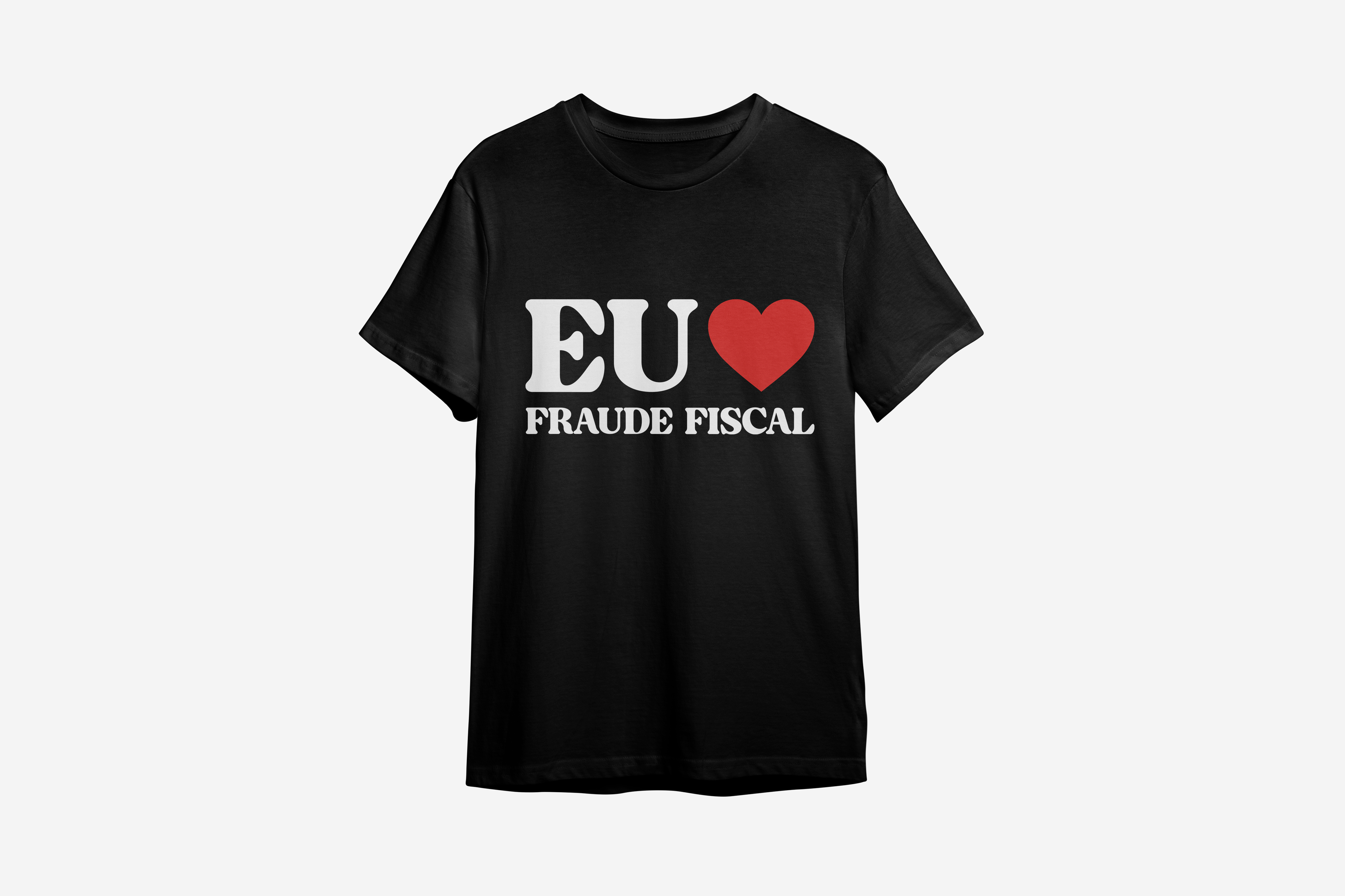 Camiseta Eu amo fraude fiscal