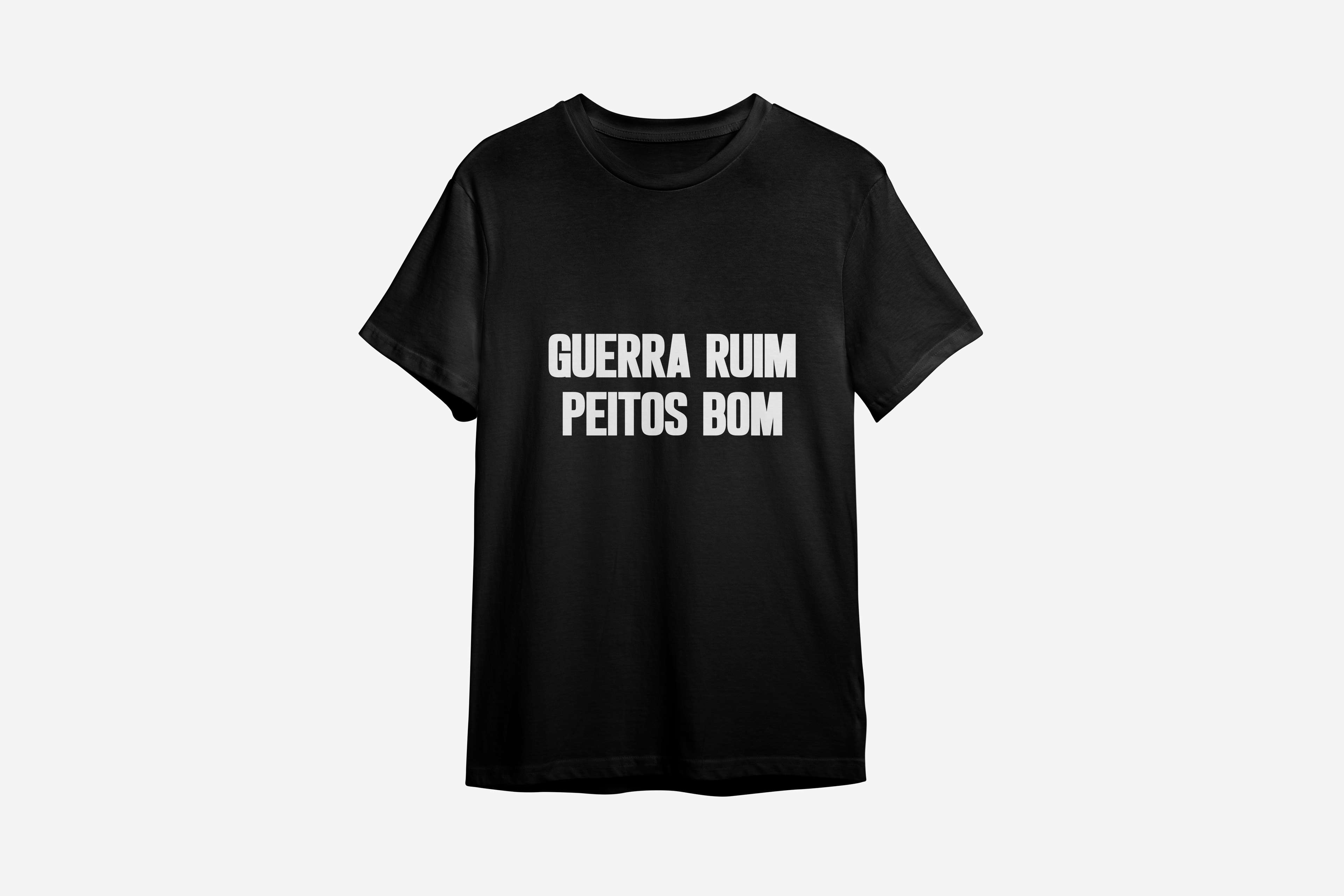 Camiseta Guerra ruim, Peitos bom