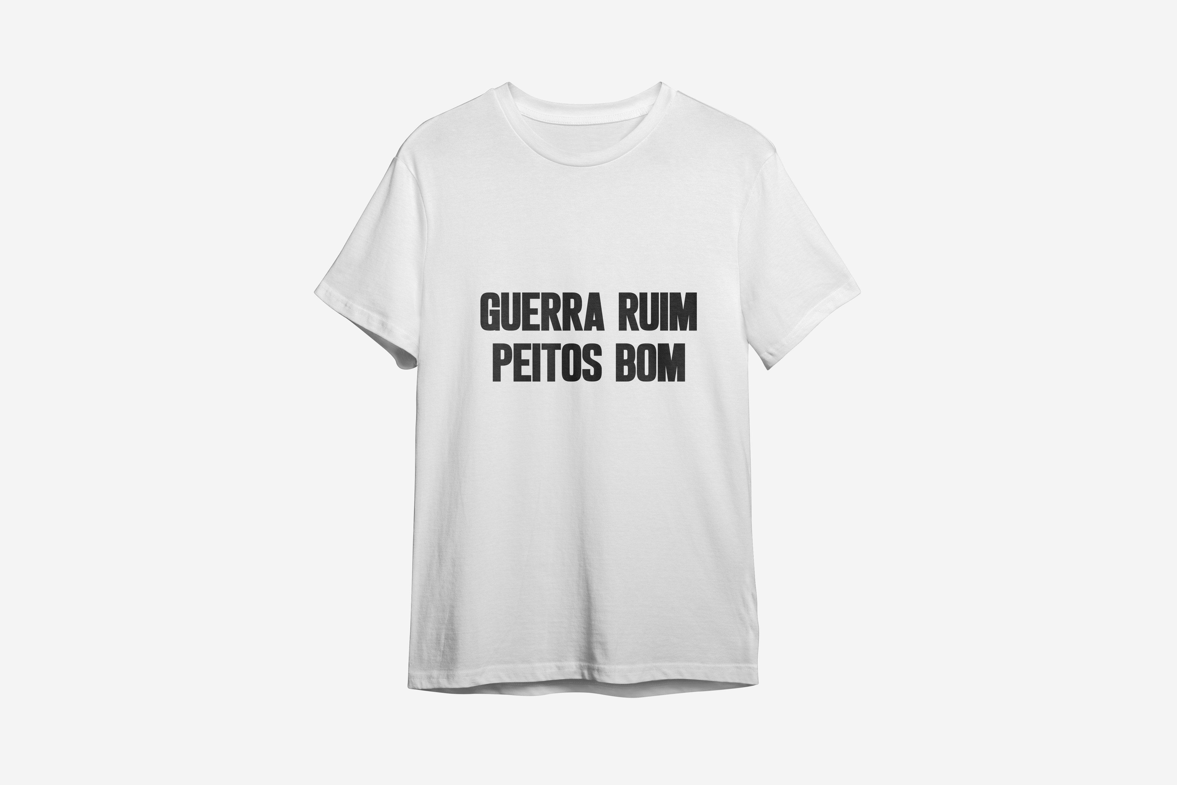 Camiseta Guerra ruim, Peitos bom