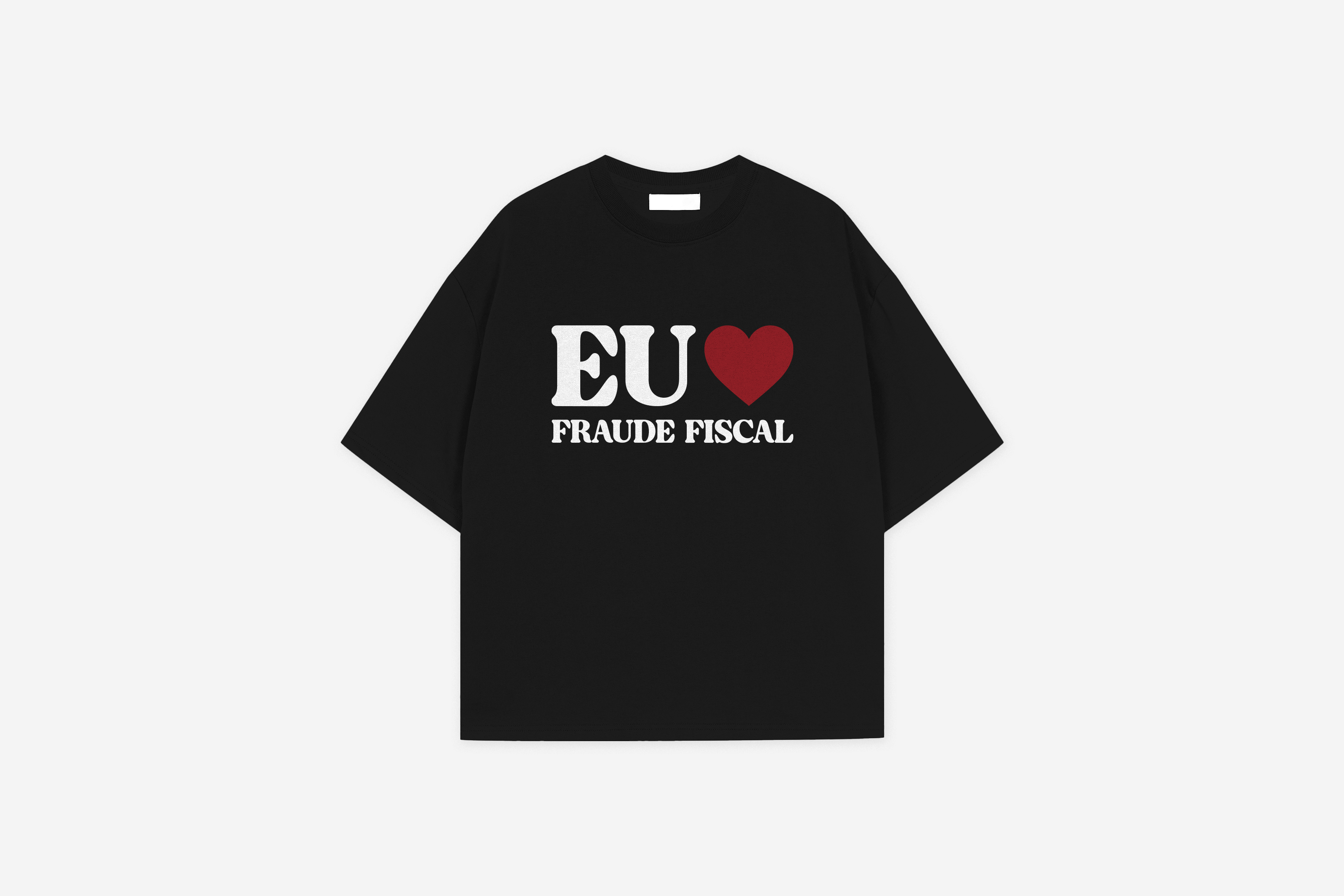 Camiseta Eu amo fraude fiscal